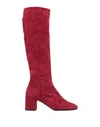 Anna F Boots In Maroon