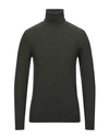 Paolo Pecora Turtlenecks In Military Green