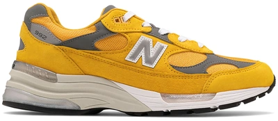 Pre-owned New Balance  992 Yellow Grey In Yellow/grey