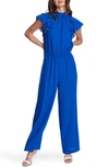 1.state Flutter Sleeve Jumpsuit In Blue Pacific
