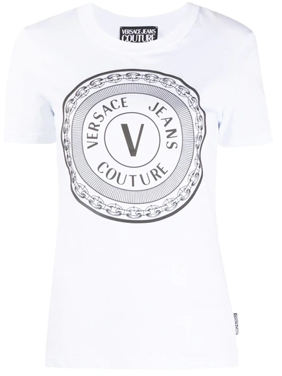 Versace Jeans Couture Classic Logo T-shirt In White