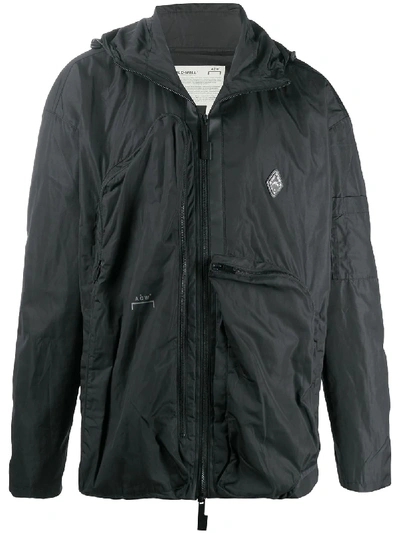 A-cold-wall* * Hooded Windbreaker Jacket In Black