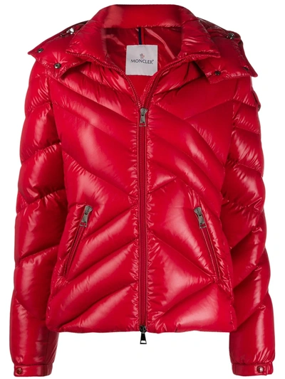 Moncler Desirade Puffer Jacket In Red