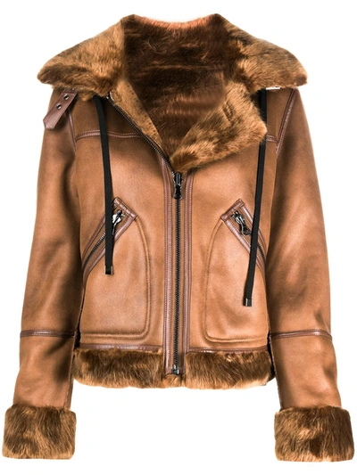 Urbancode Ede Ecological And Reversible Sheepskin In Brown