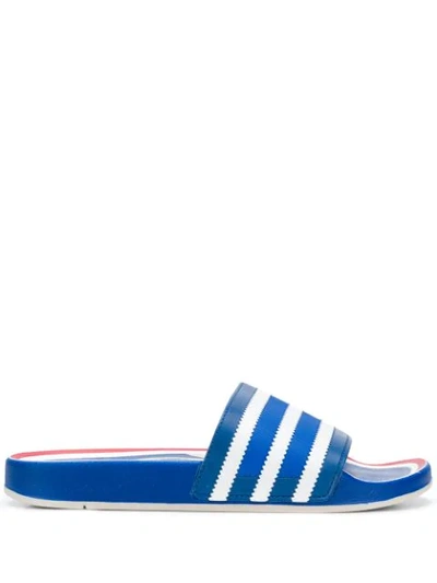 Adidas Originals Adilette 凉鞋 In Blue