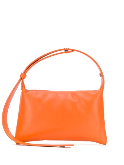 Simon Miller Mini Puffin Bag In Fire Orange