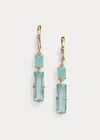 Lauren Ralph Lauren Stone Drop Earrings In Gold/pink