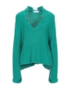 Weili Zheng Sweaters In Green