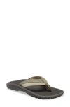 Olukai 'ohana Koa' Flip Flop In Odyssey Grey Fabric