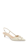 Valentino Garavani Vlogo Mule In Ivory