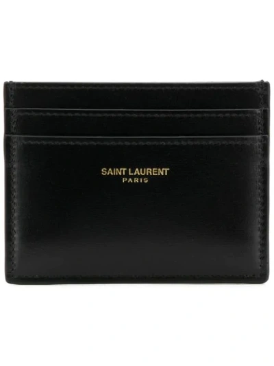 Saint Laurent Paris Cardholder In Black