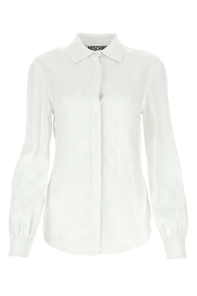 Moschino Jacquard Shirt In White
