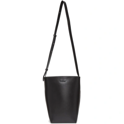Aesther Ekme Sac Large Leather Cross-body Bag In Black