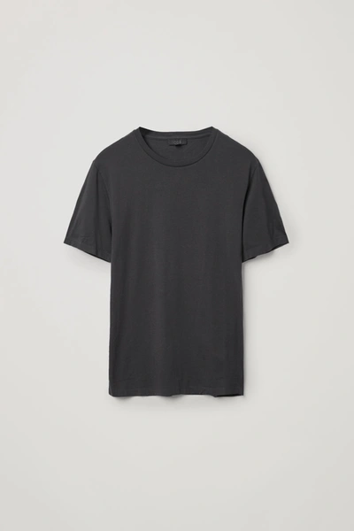 Cos Regular-fit T-shirt In Black