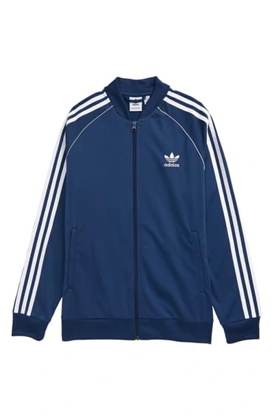 Adidas Originals Kids' Superstar Recycled Polyester Track Jacket In