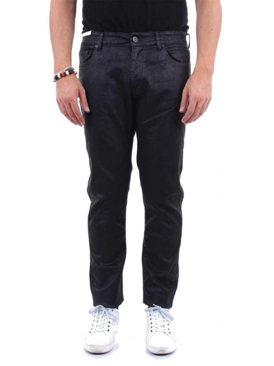 Pt01 Men's Black Cotton Jeans