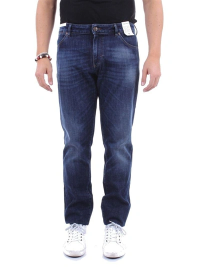 Pt01 Men's Blue Cotton Jeans