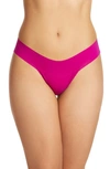 Hanky Panky Breathesoft Natural Thong With $6 Credit In Starburst