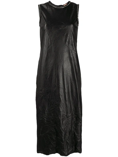 N°21 Crystal-embellished Mid-length Dress In Black