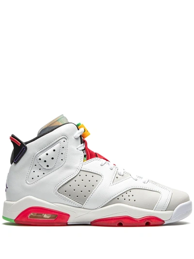 Jordan Kids' Air  6 Retro "hare" Sneakers In White