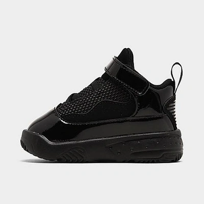 Nike Babies' Jordan Boys' Toddler Max Aura 2 Basketball Shoes In Black/black/black