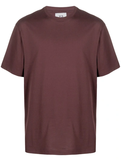 Y-3 Classic Chest Logo Cotton T-shirt In Red