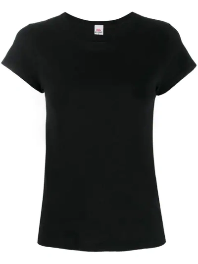 Re/done Basic Short Sleeve T-shirt In Black