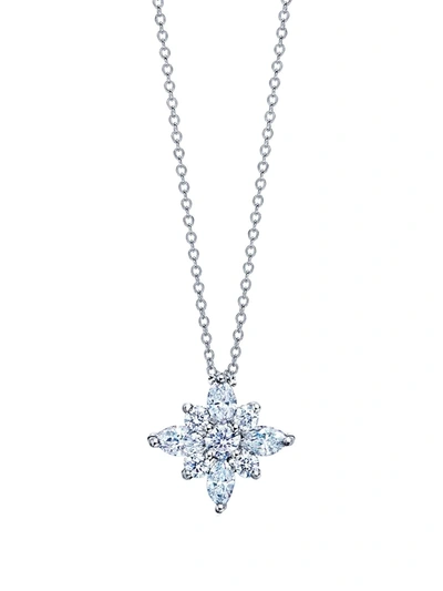 Kwiat Women's 18k White Gold & Diamond Large Star Pendant Necklace