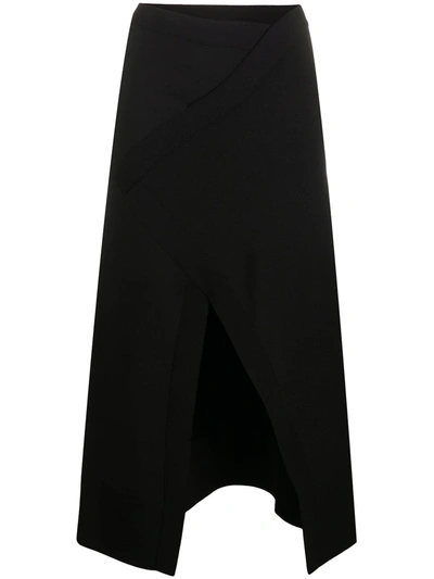 Jil Sander Longuette Skirt Black