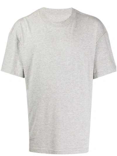 Maison Margiela Oversized Distressed Stonewash T-shirt In Grey