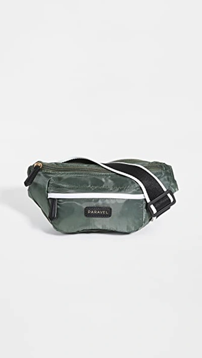 Paravel Fold-up Belt Bag In Safari Green