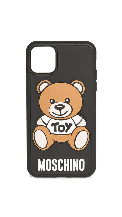 Moschino Fantasy Print Phone Case In Black