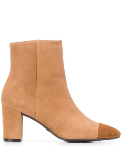 Stuart Weitzman 60mm Jill Suede Ankle Boots In Brown