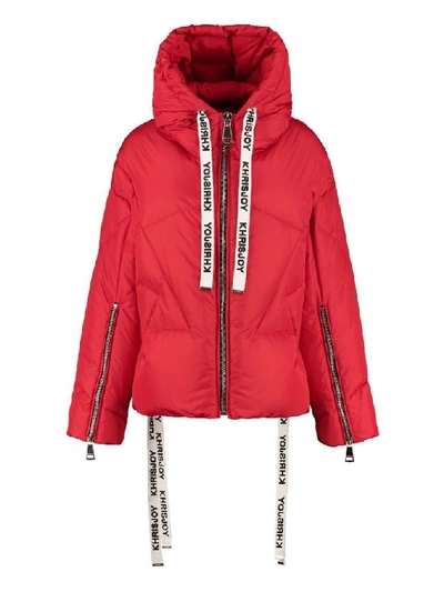 Khrisjoy Women's Red Polyester Down Jacket