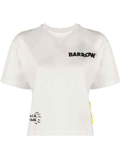 Barrow Graphic-print Shirt In White