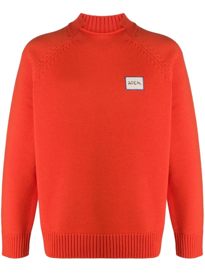 Ader Error Patch Detail Jumper In Orange