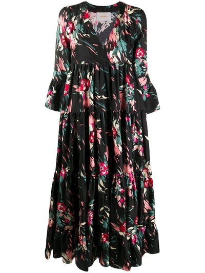 La Doublej Jennifer Jane Empire Dress In Black