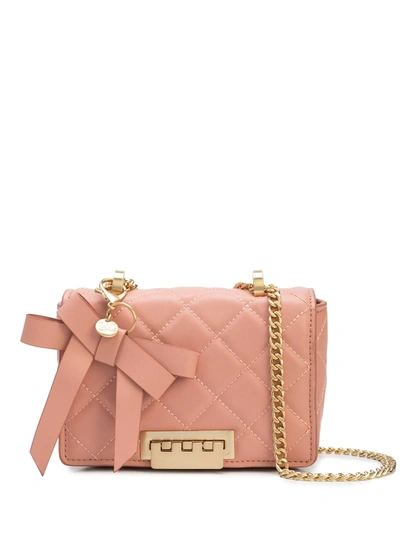 Zac Zac Posen Quilted Shoulder Bag In Pink