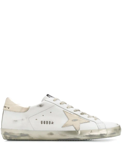 Golden Goose Super-star Low-top Sneakers In White