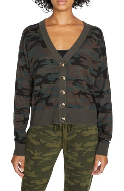 Sanctuary Let's Hang Cardigan In Forest Camo