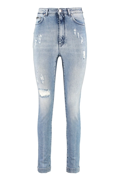 Dolce & Gabbana High-rise Grace-fit Jeans In Blue