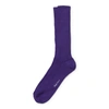 Polo Ralph Lauren Rib-knit Cotton Trouser Socks In Purple