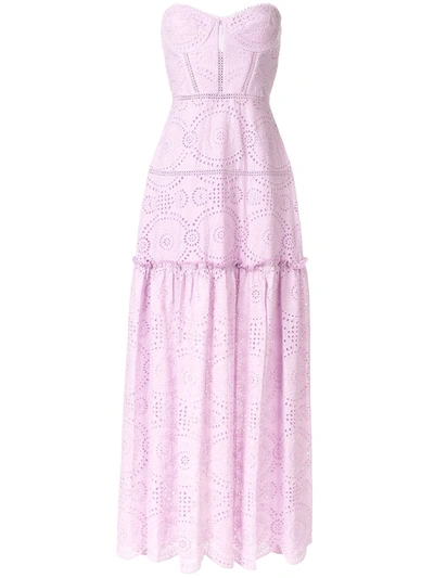 simkhai purple dress Jonathan Simkhai Strapless Long Dress - Purple Dresses, Clothing -  WLOSH82637
