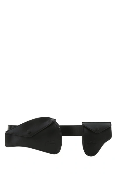 A-cold-wall* Black Holsterling Leather Belt Bag