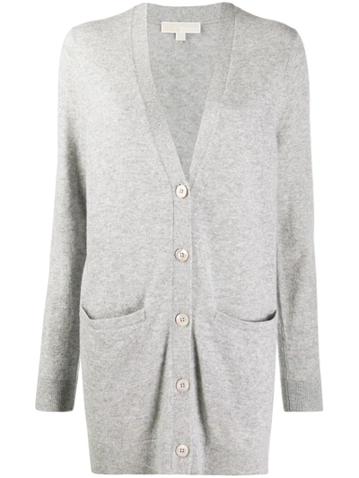 Michael Kors Cashmere Melange Grey Cardigan