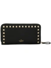 Valentino Garavani Rockstud Wallet In Black