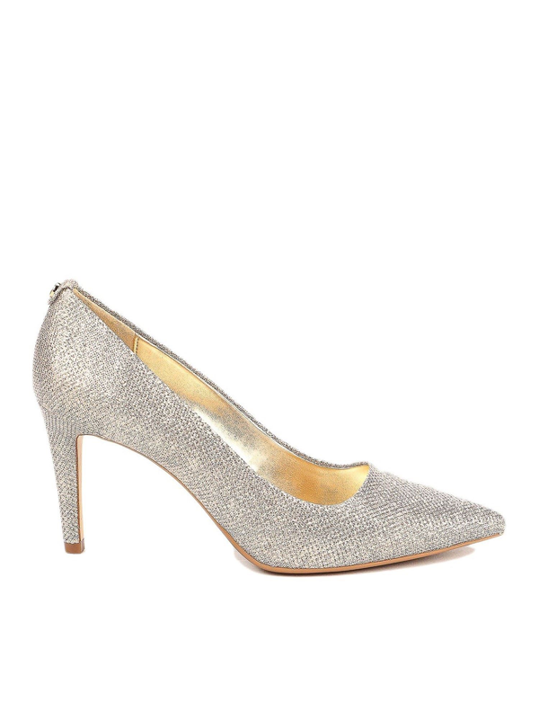 michael kors flex kitten pump gold