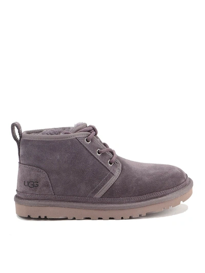 Ugg Neumel Lace-up Ankle Boots In Purple