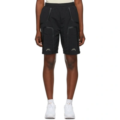 A-cold-wall* Black Welded Track Shorts
