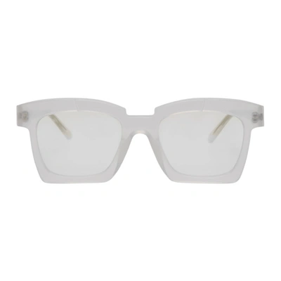 Kuboraum Transparent Maske K5 Glasses In Pearl